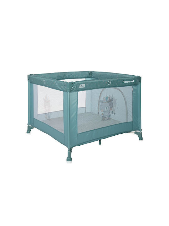 Lorelli Arctic Indian Playpen with Mattress Green 100x100cm