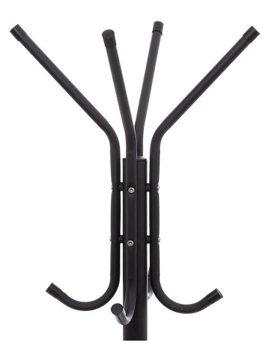 5Five Metallic Coat Rack Black 51.5x44x171cm