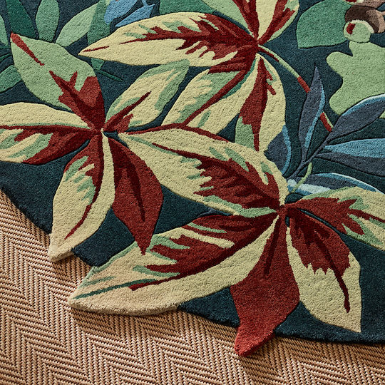 Sanderson Covor Rotund Pădure verde