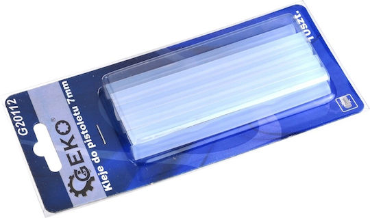 Geko Geko Silicone Sticks Transparent 7mm 10 Pieces