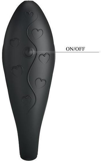Pretty Love Indulgence Plus Vibrator for Couples with Remote Control 9.5cm Black