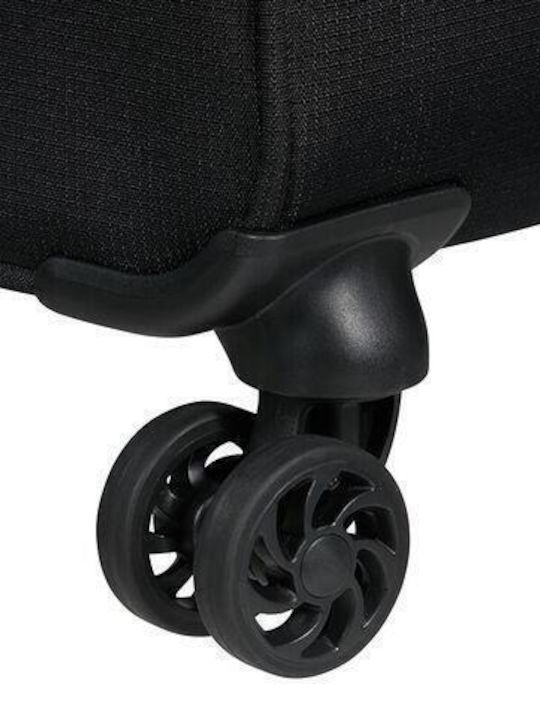 American Tourister Kabinenreisekoffer Weichschalen Black mit 4 Räder Höhe 55cm 150908-1041