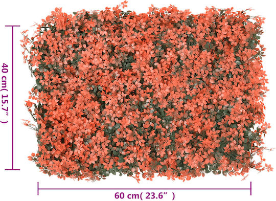 vidaXL Изкуствена панелна листва 60x40см