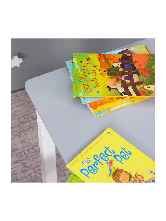 HomCom Kinder Tische Set mit Stühlen aus Hölzernes Weiß HomCom