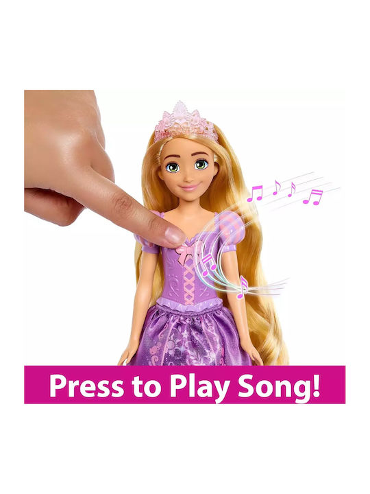 Παιχνιδολαμπάδα Disney Princess Rapunzel Τραγουδάει Αγγλικά για 3+ Ετών Mattel
