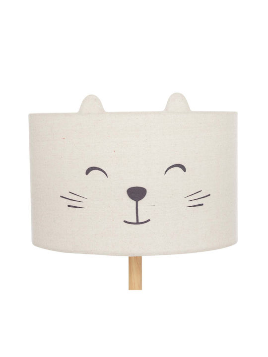 Atmosphera Kids Fabric Single Ceiling Light E27 Beige 36cm