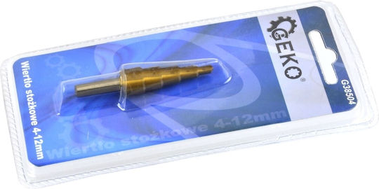 Geko Conical Drill HSS Titanium with Cylindrical Shank for Metal
