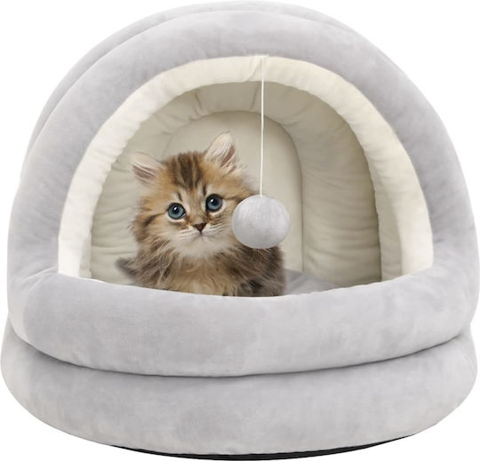 vidaXL Bed Cat Gray 40x40x35cm