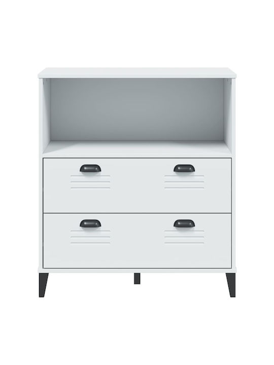 Bibliothek Viken White 80x40x90cm