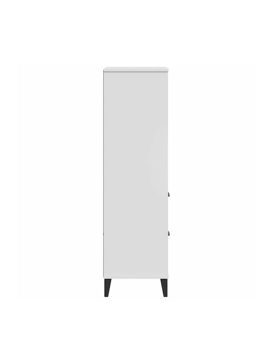 Viken White Bookcase 60x35x123cm