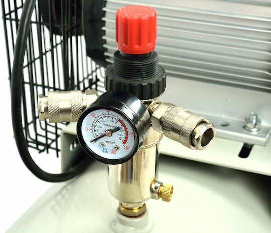 Geko Single-Phase Air Compressors 92dB with Power 2hp and Airtank 100lt