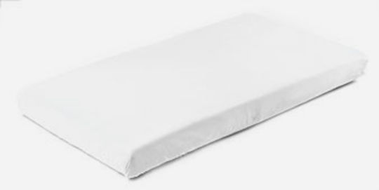 Sensillo Fitted White Baby Sheets 70x140cm