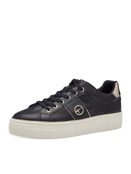 Γυναικεία Ανατομικά Flatforms Sneakers Μαύρα