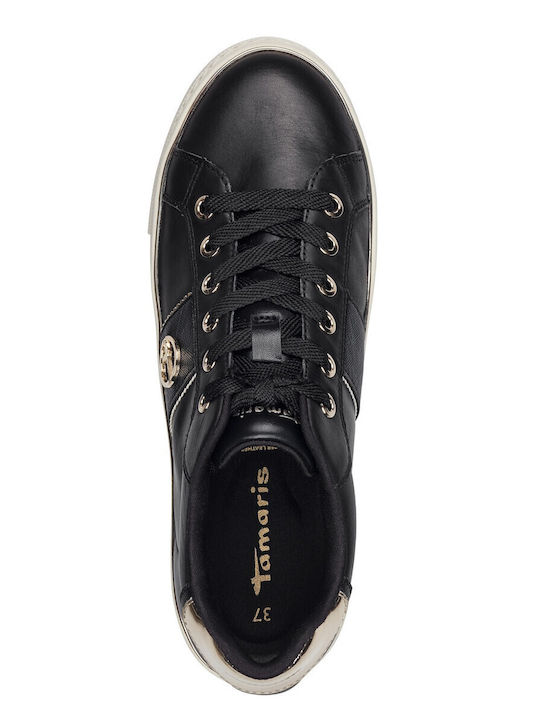 Γυναικεία Ανατομικά Flatforms Sneakers Μαύρα
