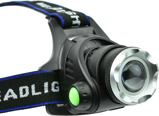 Geko Rechargeable Head Flash Light LED with Maximum Brightness 1000lm