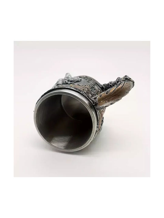 Viking Wolf Κούπα Μεταλλική Πολύχρωμη 400ml