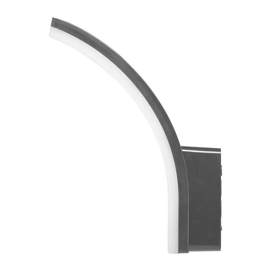 Adviti Wandmontierte Außen-Hutleuchte LED IP65 20W mit Natürliches Weiß Licht