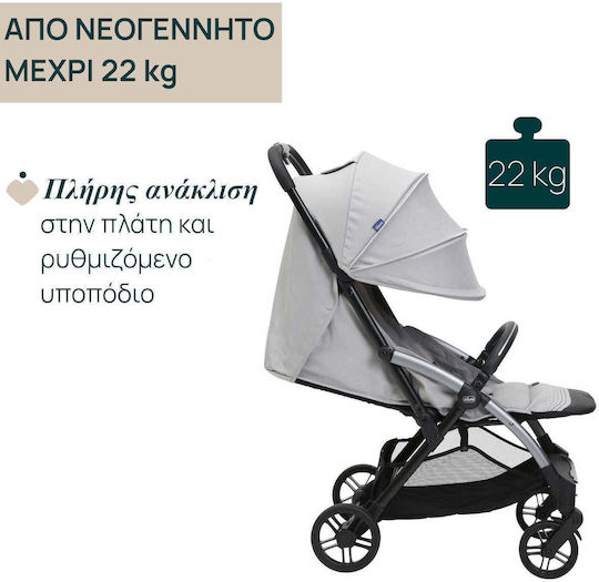 Chicco Goody Xplus Καρότσι Μωρού Pearl Grey