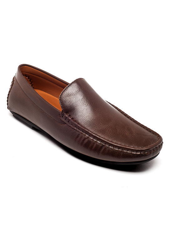 Antonio Donati Women's Moccasins in Brown Color