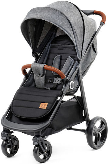 Kinderkraft Grande Plus Cărucior pentru Bebeluși Potrivit pentru Nou-născut Gri 9.8kg