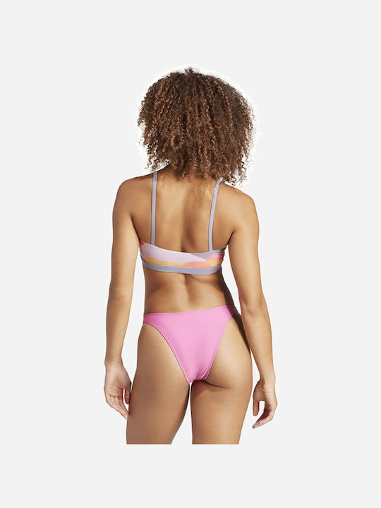 Adidas Padded Bikini Set Triangle Top & Slip Bottom Pink