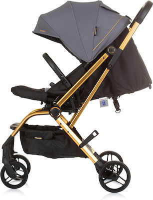 Chipolino Twister Verstellbar Kinderwagen Geeignet für Neugeborene Granite 8.2kg