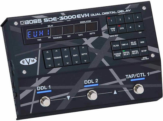 Boss SDE-3000 Dual SDE-3000-EVH Pedale Wirkung Verzögerung E-Gitarre