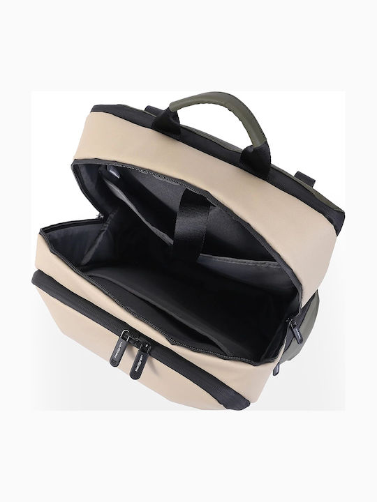 Hedgren Backpack Αδιάβροχο 17.36lt Μπεζ/Λαδί