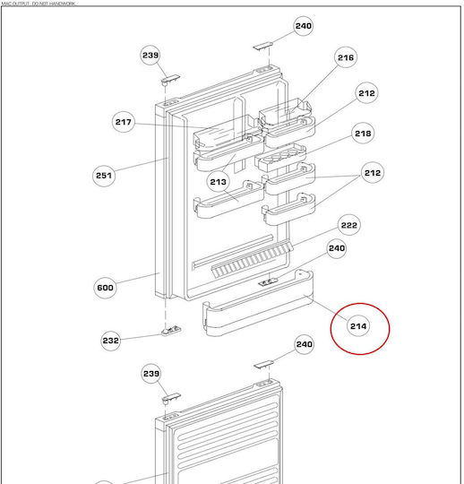 Beko Raft de Schimb pentru Frigider