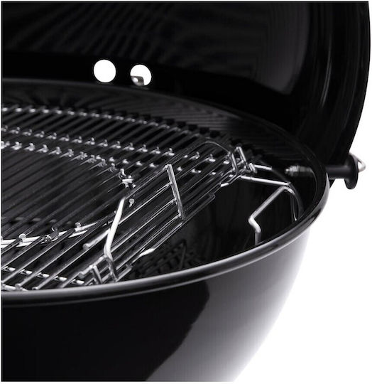 Weber Master-Touch E-5775 Rostfreier Stahl Holzkohlegrill mit Deckel 109cmx84cm