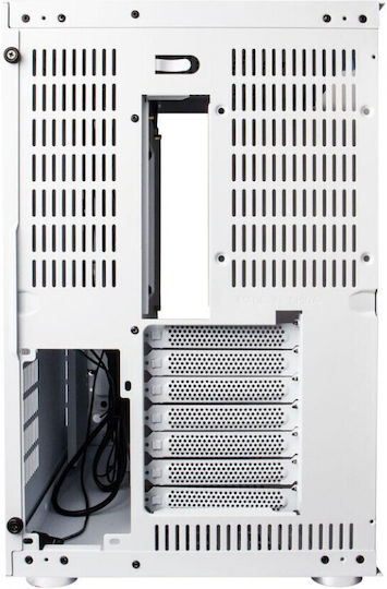 1STPLAYER SP8 Gaming Midi Tower Computer Case with Side Window and RGB Lighting White