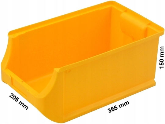 Allit Plastic Organizator pentru Bin-uri de Unelte Stivuibile