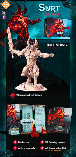 Extensie de Joc Mythic Battles Ragnarok Surt 14+ Ani MBR09 (EN) Monolith