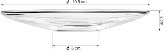 Quasar Σετ Φλιτζάνια Cappuccino Γυάλινα Διάφανα 250ml 4τμχ