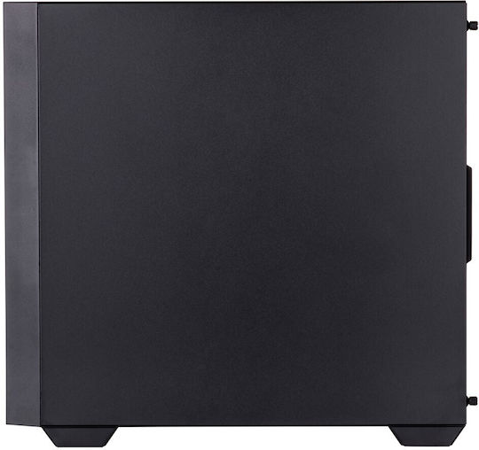 Asus A21 Plus Gaming Midi Tower Κουτί Υπολογιστή με Πλαϊνό Παράθυρο και RGB Φωτισμό Μαύρο