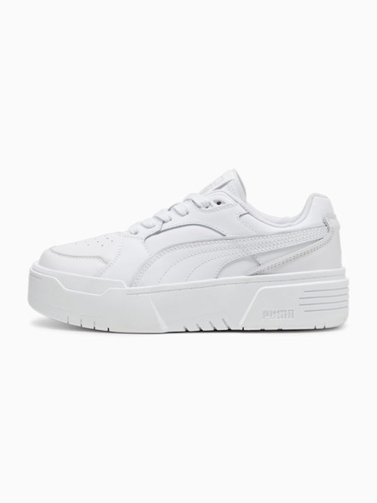 Puma Ca Flyz Γυναικεία Sneakers Λευκά