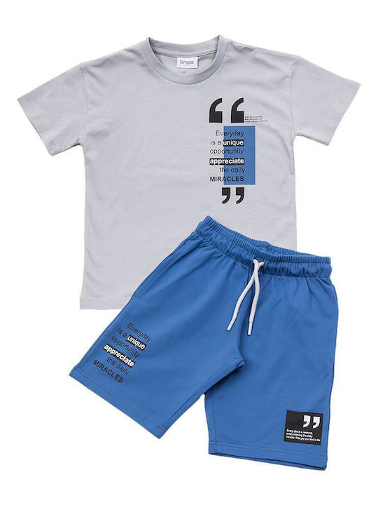 Trax Kids Set with Shorts Summer 2pcs gri