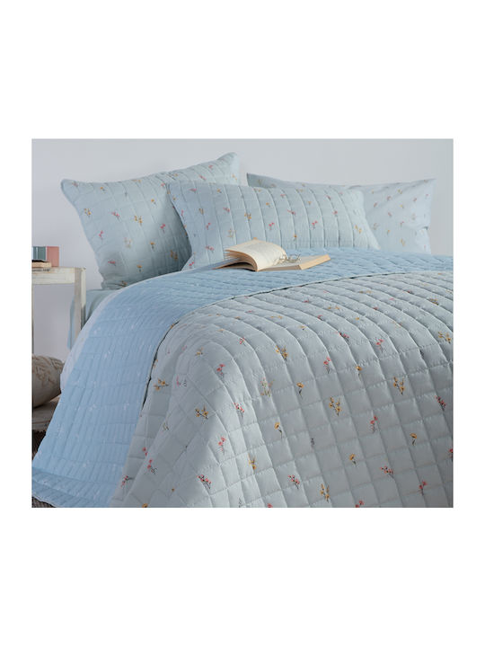 Nef-Nef Homeware Sierra Cuvertură Semi-dublu Microfibra Aqua 180x240cm