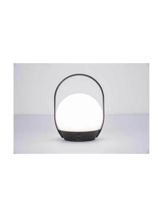 Lutec Outdoor Floor Lamp for Exterior Space 2.5W with Warm White Light IP54 Black