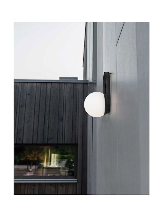Lutec Outdoor Floor Lamp for Exterior Space 2.5W with Warm White Light IP54 Black