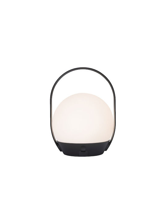 Lutec Outdoor Floor Lamp for Exterior Space 2.5W with Warm White Light IP54 Black