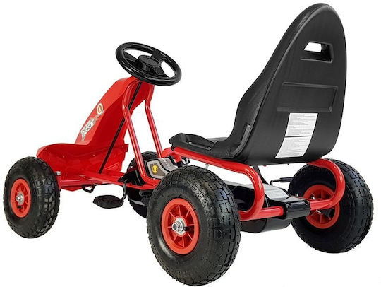 Go Kart Cu Un Loc Cu Pedală Roșu Pentru 3+ Ani