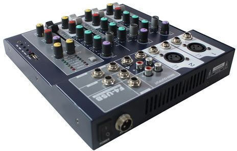 Lucky Tone F4-USB Active Analog Console 4 Channels with Phantom Power & 40 XLR Inputs