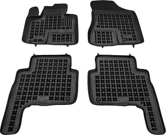 Rezaw Plast Σετ Μπροστινά και Πίσω Πατάκια 5τμχ για Citroen XM Kia Sorento 2010 2015 Μαύρα