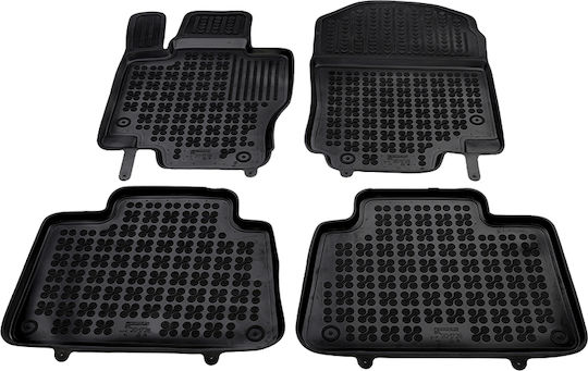 Rezaw Plast Set of Front and Rear Mats 5pcs for Mercedes-Benz GLE 2019+ Black