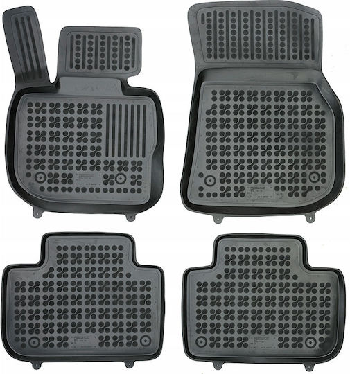 Rezaw Plast Set of Front and Rear Mats 5pcs for BMW X4 2018+ Black