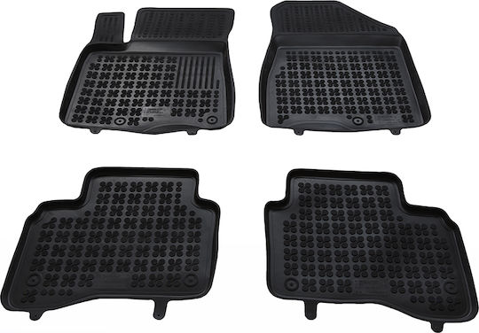 Rezaw Plast Set of Front and Rear Mats 5pcs for Kia Niro 2017+ Black