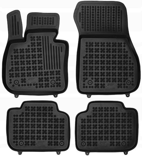Rezaw Plast Set of Front and Rear Mats 5pcs for BMW X2 2017+ Black
