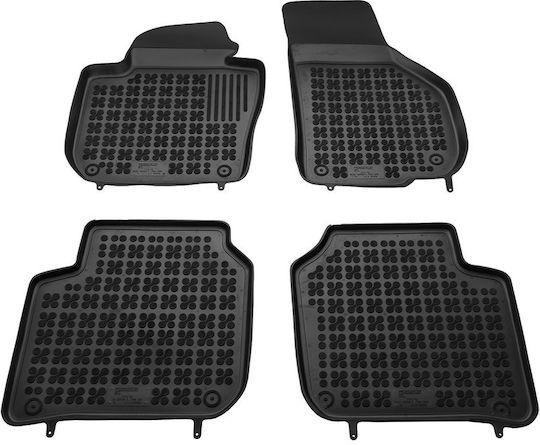 Rezaw Plast Set of Front and Rear Mats 5pcs for Skoda Superb 2008 2015 Black
