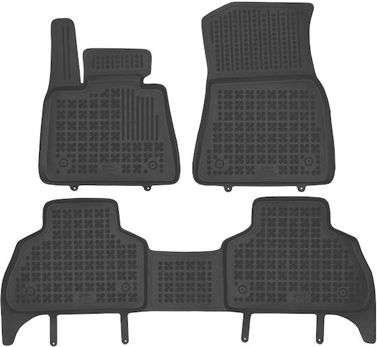 Rezaw Plast Set of Front and Rear Mats 4pcs for BMW X5 2019+ Black